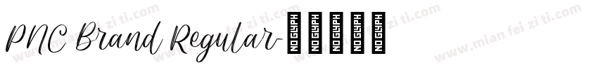 PNC Brand Regular字体转换